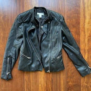 H&M Vegan Leather Moto Jacket
